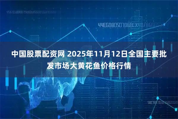 中国股票配资网 2025年11月12日全国主要批发市场大黄花鱼价格行情